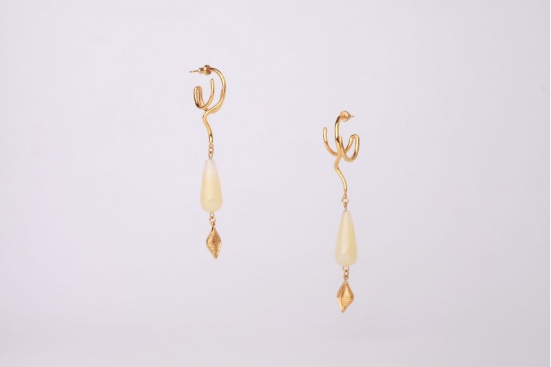 Ocean Earrings Gold