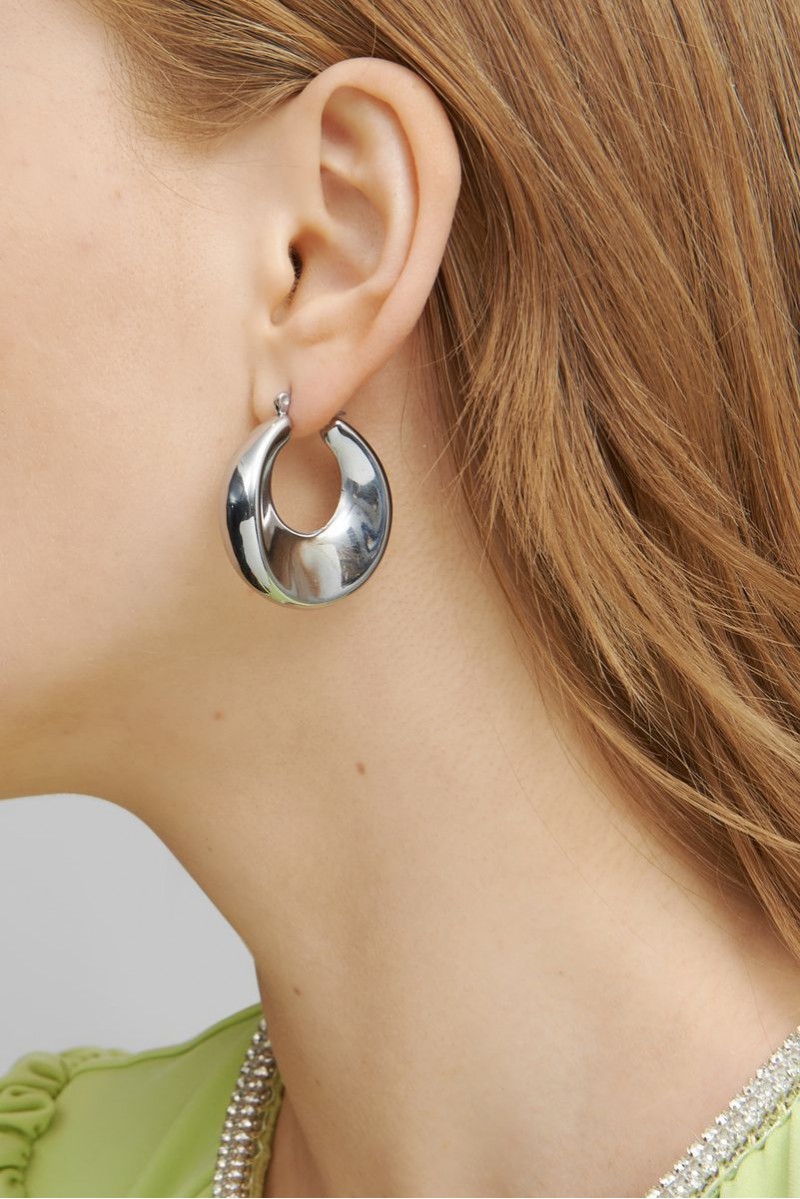 Moon Earrings Silver