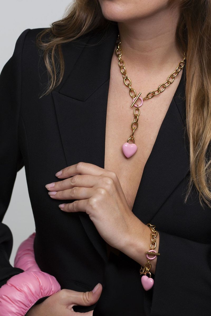 The Kiss Bracelet Pink