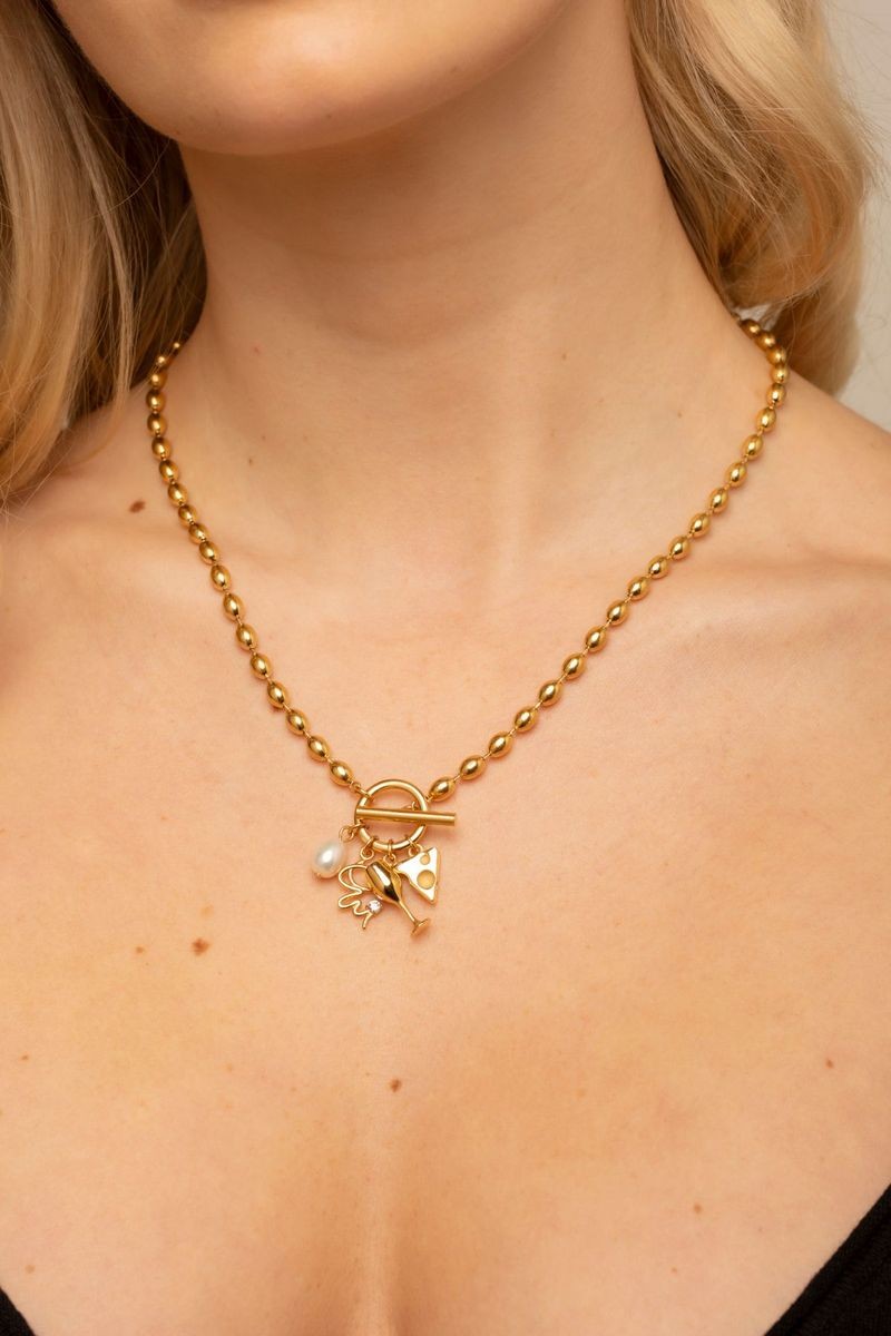 Oui Necklace Gold